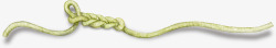 绿色编织绳子素材