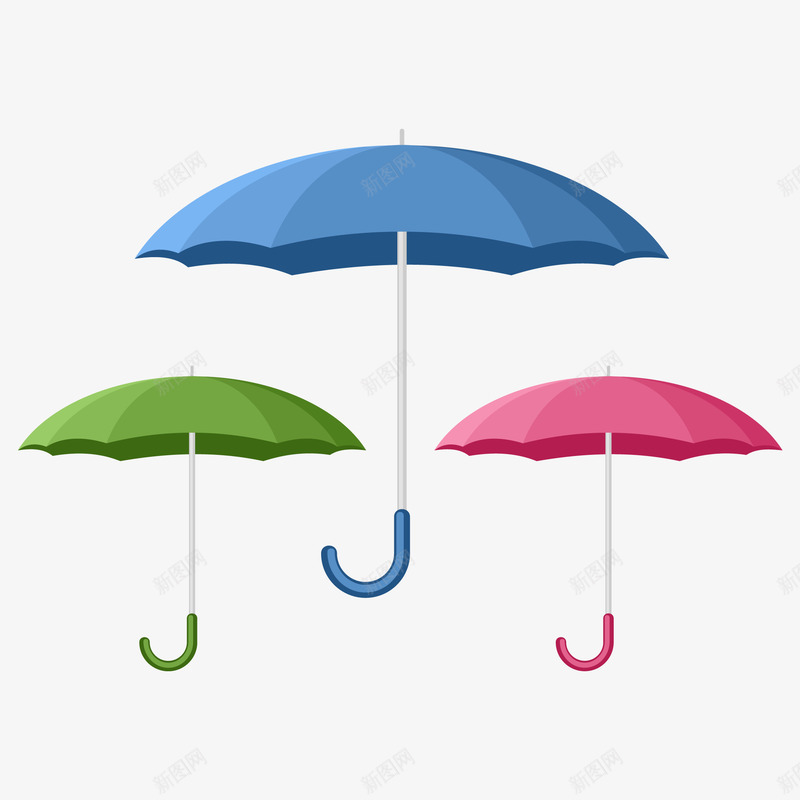 手绘雨伞制图网矢量图ai免抠素材_88icon https://88icon.com 伞具 制图网 卡通 手绘 雨伞 矢量图