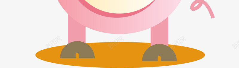 粉色卡通小猪png免抠素材_88icon https://88icon.com 卡通动物 可爱动物 猪头 简约动物 粉色小猪 红色猪头 装饰图案