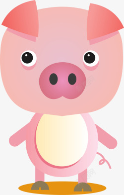 猪头装饰粉色卡通小猪高清图片