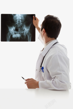 腰椎检查X光片素材
