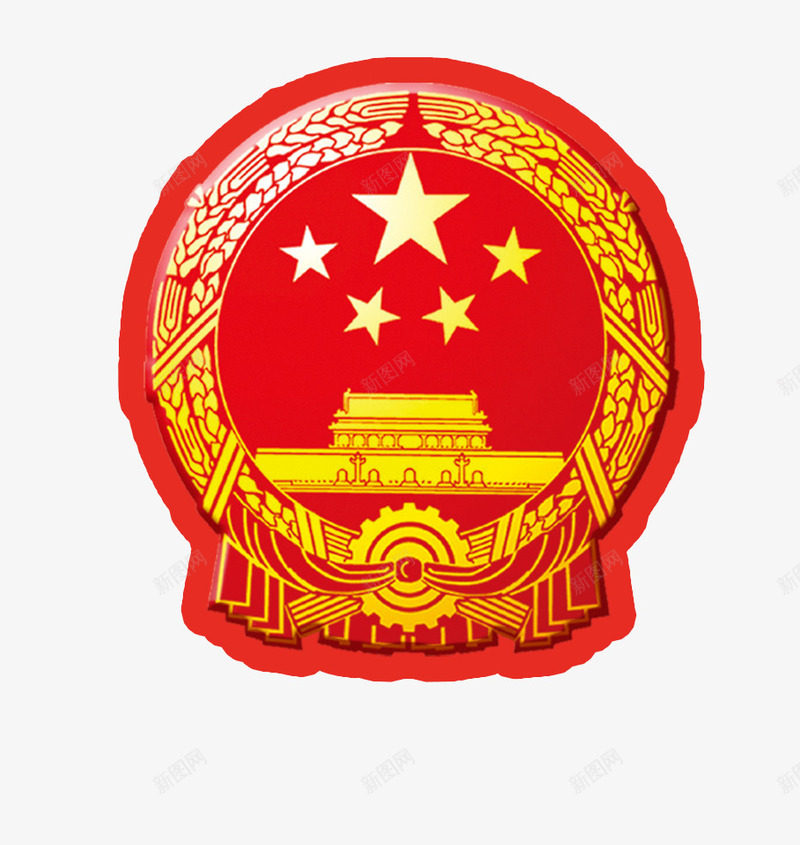 国标png免抠素材_88icon https://88icon.com 五角星 天安门 小麦