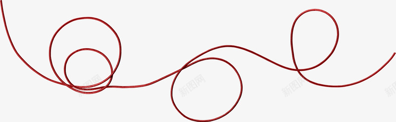 红色漂亮绳子png免抠素材_88icon https://88icon.com 漂亮绳子 红色绳子 绳子