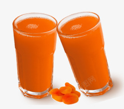 橘黄色的胡萝卜健康的胡萝卜汁高清图片