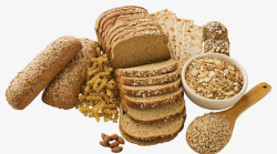 面包谷物花生小麦素材