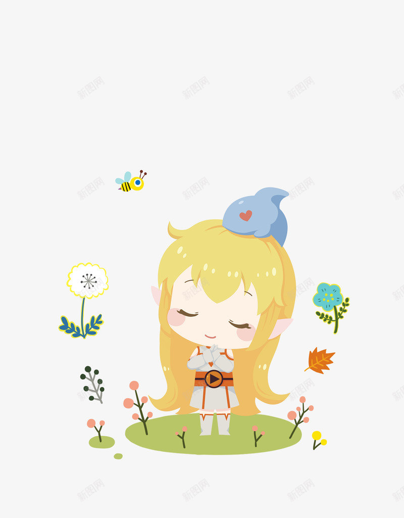 小女孩造型植物卡通花朵png免抠素材_88icon https://88icon.com 卡通 女孩 植物 花朵 造型