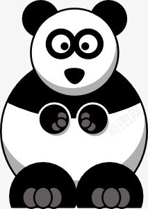 熊猫hathix卡通动物png免抠素材_88icon https://88icon.com panda 熊猫