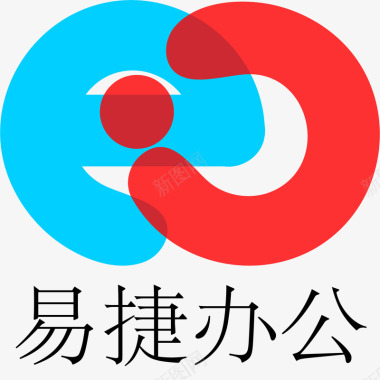 皇家标志易捷办公LOGO图标图标