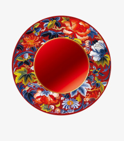 圆形花纹图案素材