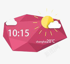 天气png免抠素材_88icon https://88icon.com shanghai 时间 温度