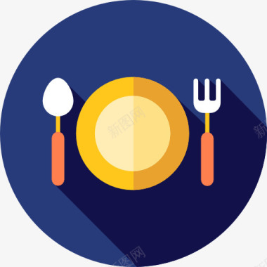 餐具餐厅图标图标