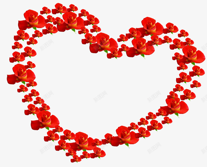 红色鲜花花朵爱心造型png免抠素材_88icon https://88icon.com 爱心 红色 花朵 设计 造型 鲜花