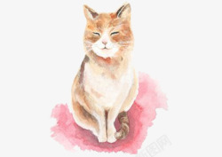 欢乐谷手绘猫咪高清图片