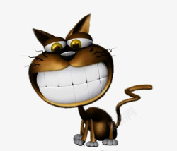 门牙龇牙的猫咪高清图片