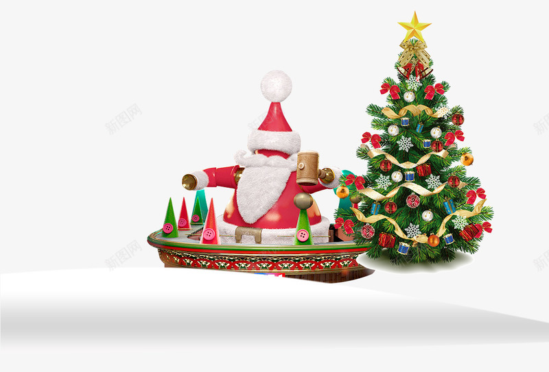 圣诞节png免抠素材_88icon https://88icon.com 双十二素材图片大全 圣诞老人 圣诞节圣诞树 雪地圣诞节