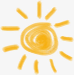 圆形太阳矢量图素材