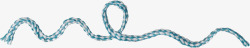 漂亮彩色编织绳子素材