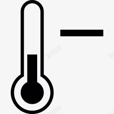 麦标志温度降图标图标