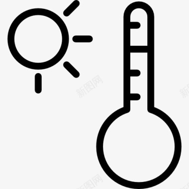 摄氏温度图标图标
