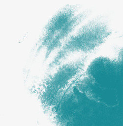 手绘蓝色水印夏季海报素材