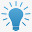 点亮的电灯泡icon图标图标