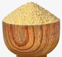 木碗里的大黄米素材
