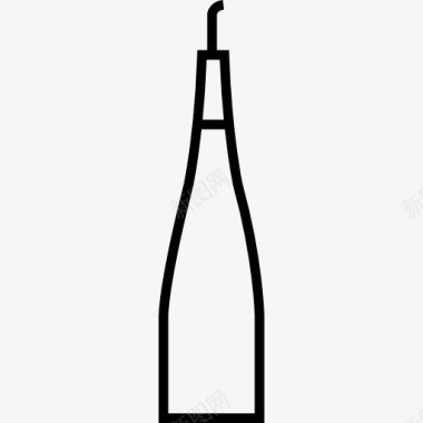 酒瓶空的酒瓶图标图标