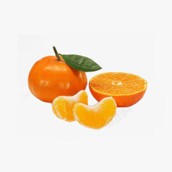 橘子果瓣素材
