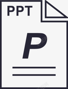 PPT表格办公软件ppt图标图标
