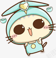 绿色可爱猫咪七夕情人节png免抠素材_88icon https://88icon.com 七夕 可爱 情人节 猫咪 绿色