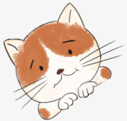 猫咪png免抠素材_88icon https://88icon.com 卡通猫咪 可爱的猫咪 委屈表情的猫咪 手绘猫咪