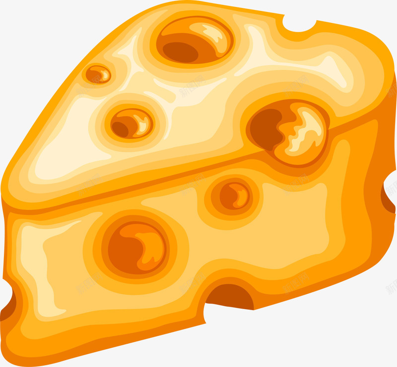 黄色卡通美味奶酪png免抠素材_88icon https://88icon.com 小吃 水彩奶酪 甜品 美味奶酪 装饰图案 食物