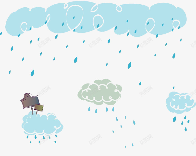 下雨的云朵png免抠素材_88icon https://88icon.com 下雨 云朵 天气 手绘云朵 手绘雨水 水 雨天 雨水 雨滴