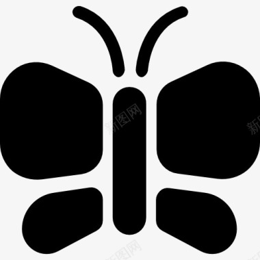 昆虫设计蝴蝶图标图标
