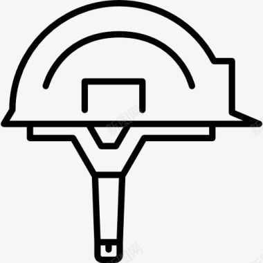 安全工作建设头盔图标图标