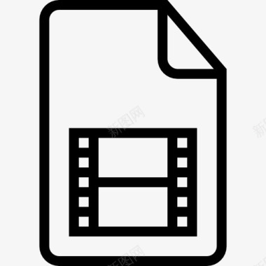 符号电影文件概述界面符号图标图标