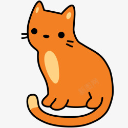 橘色猫咪素材