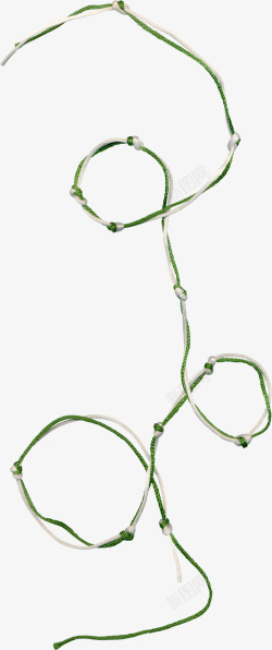 绿白绳子背景装饰底纹素材