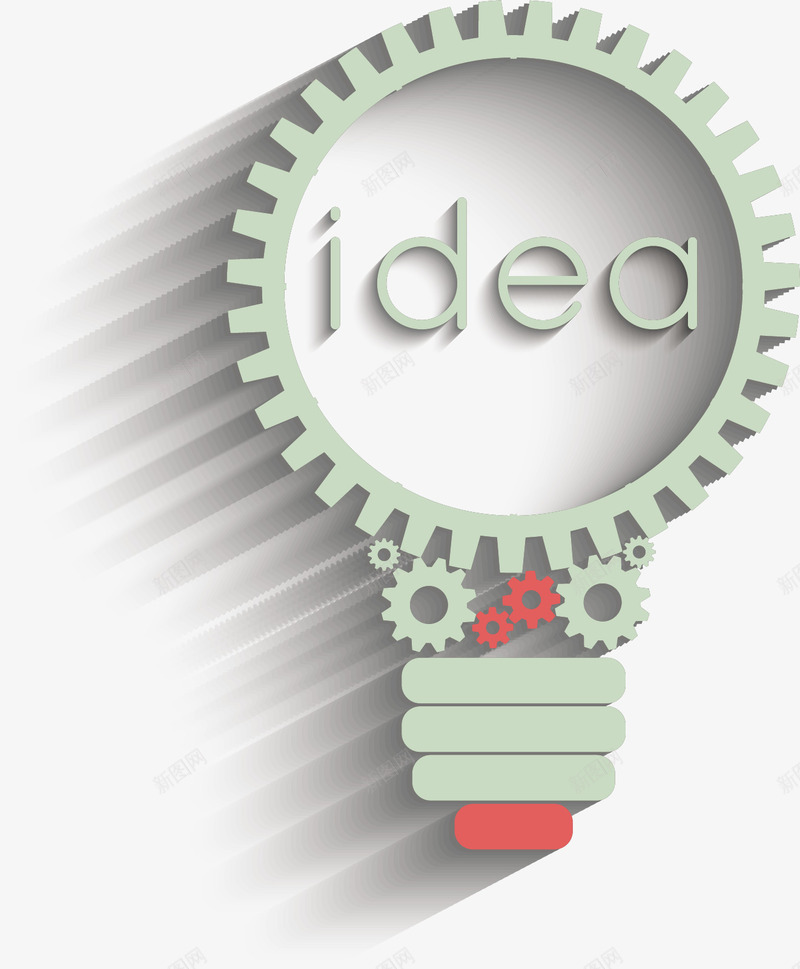 灯泡idea创意图案淡绿色png免抠素材_88icon https://88icon.com idea 创意图案 淡绿色 灯泡