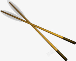 手绘筷子矢量图素材