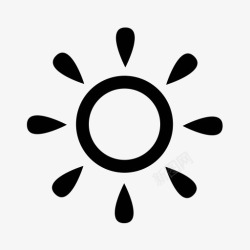 预测太阳阳光天气天气素材