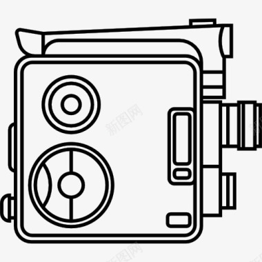 电影星空摄像头图标图标
