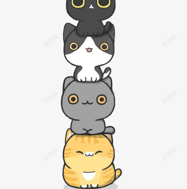 通用猫咪png免抠素材_88icon https://88icon.com PNG 素材 通用