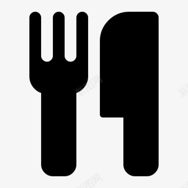 餐具标志图标图标