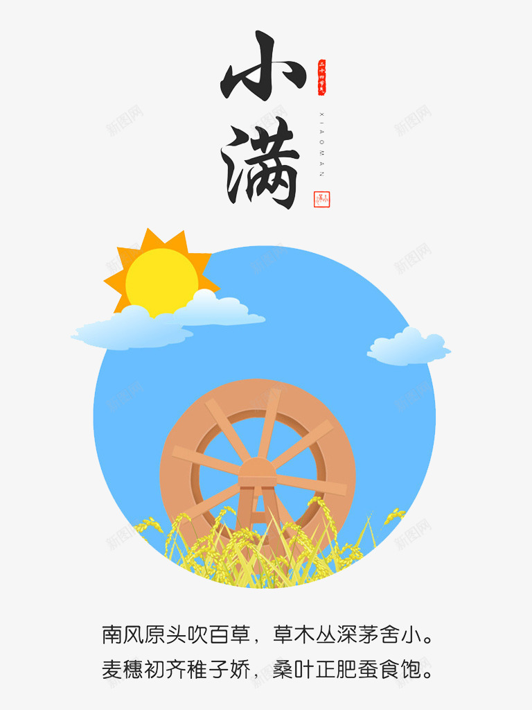 二十四节气小满png免抠素材_88icon https://88icon.com 天气 小满 气候 节气