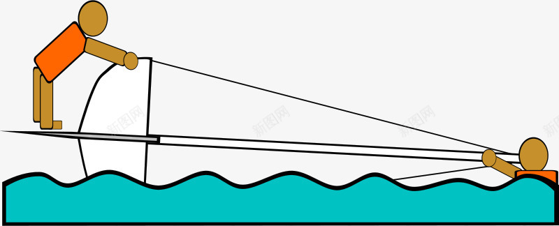 掉入海中救援的卡通人png免抠素材_88icon https://88icon.com 卡通人 救援 橘色的 海