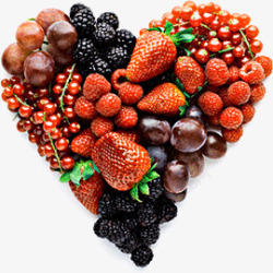 创意水果造型爱心素材