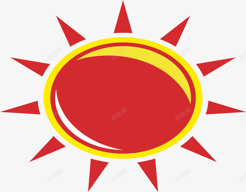 红太阳图案png免抠素材_88icon https://88icon.com 太阳 太阳抠图 红太阳 阳光