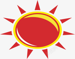 红太阳图案素材