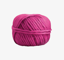 粉色毛线球素材